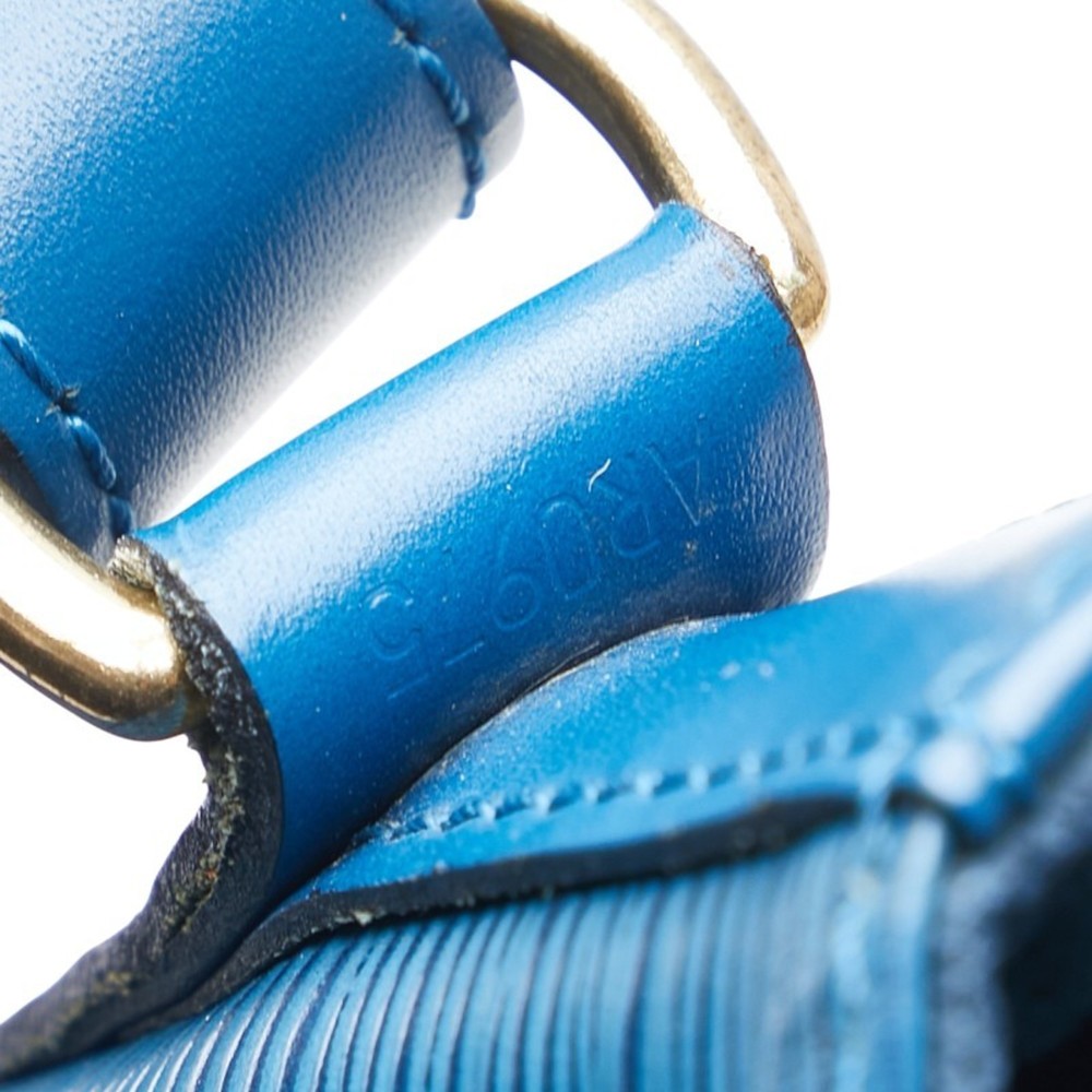 Louis Vuitton Epi Petit Noe Bag Handbag M44105 Toledo Blue Leather Women's LO... - Picture 11 of 12